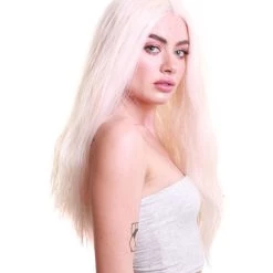 Godiva Women's Long Wavy Blonde Lace Front Wig - Adult Fashion Wigs | Nunique | Nunique