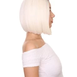 Katya Women's Shoulder Length Lace Front Bob With Dark Roots - Adult Fashion Wigs | Nunique | Nunique