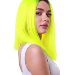 Kylie Women's Mid Length Lace Front Straight Hair With Dark Roots - Adult Fashion Wigs | Nunique | Nunique