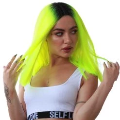 Kylie Women's Mid Length Lace Front Straight Hair With Dark Roots - Adult Fashion Wigs | Nunique | Nunique