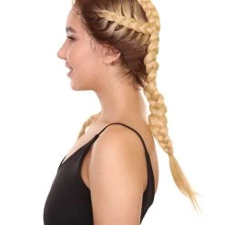 Lola Women's Mid Length Lace Front French Braids - Adult Fashion Wigs | Nunique | Nunique