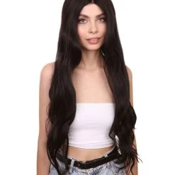 Meghan Women's Long Length Lace Front Wavy With Bangs - Adults Fashion Wigs | Nunique | Nunique