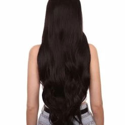 Meghan Women's Long Length Lace Front Wavy With Bangs - Adults Fashion Wigs | Nunique | Nunique