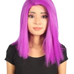 Michelle Women's Shoulder Length Lace Front Straight With Bangs - Adults Fashion Wigs | Nunique | Nunique