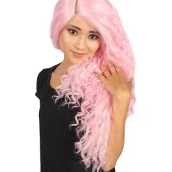 Nikki Women's Long Length Lace Front Curly With Bangs - Adults Fashion Wigs | Nunique | Nunique