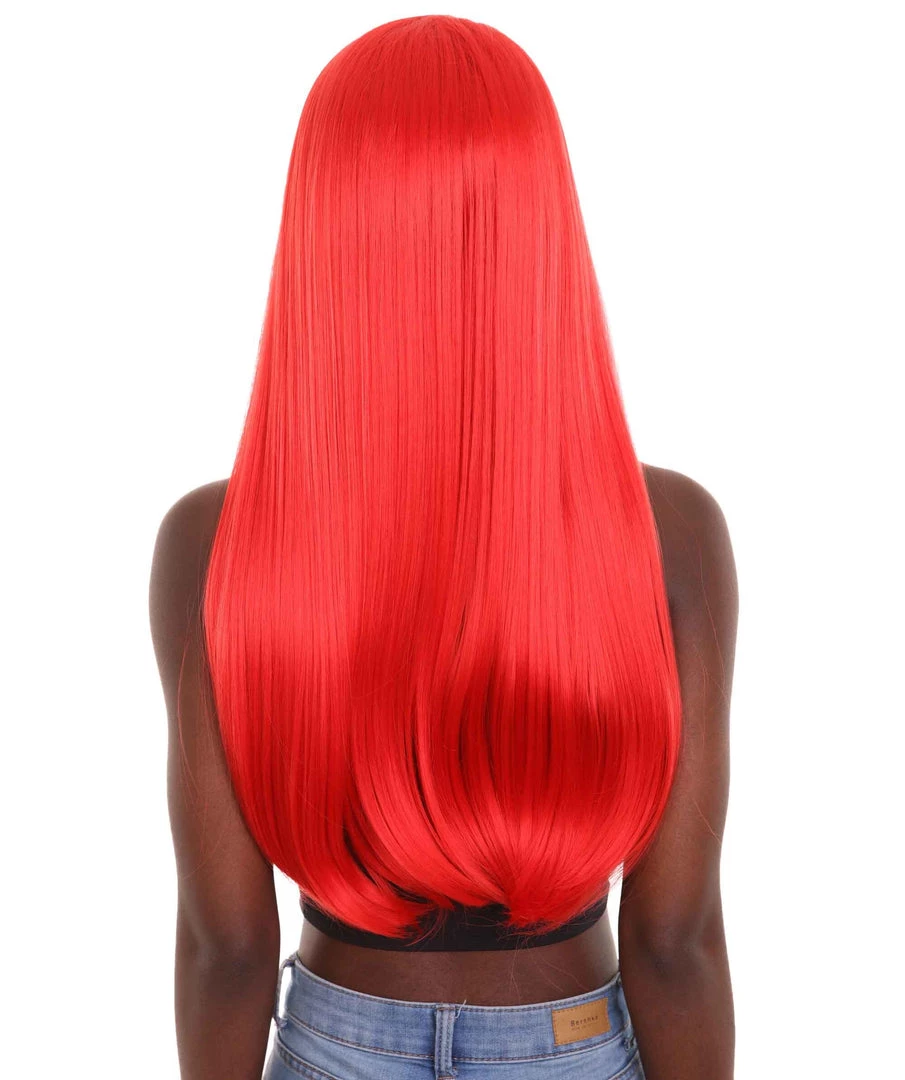 Nunique Women's 26 In. Lace Front Heat Resistant Wig NUW-0059 (Red) | Nunique
