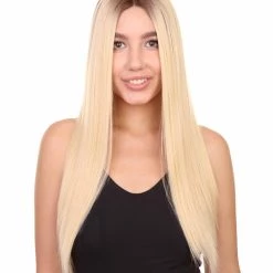 Samantha Women's Long Length Lace Front Straight With Bangs - Adults Fashion Wigs | Nunique | Nunique