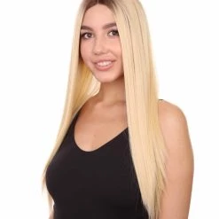 Samantha Women's Long Length Lace Front Straight With Bangs - Adults Fashion Wigs | Nunique | Nunique