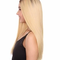 Samantha Women's Long Length Lace Front Straight With Bangs - Adults Fashion Wigs | Nunique | Nunique