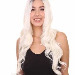 Scarlett Women's Long Length Lace Front Wavy Dark Roots - Adult Fashion Wigs | Nunique | Nunique