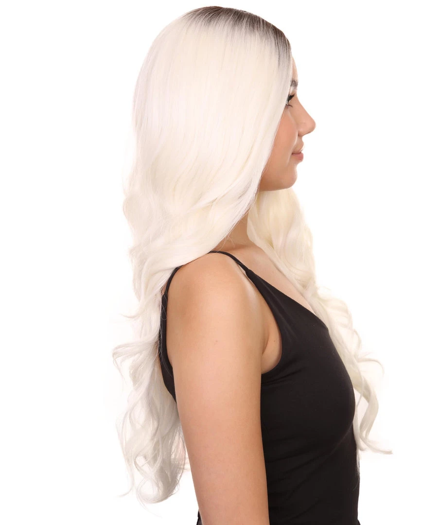 Scarlett Women's Long Length Lace Front Wavy Dark Roots - Adult Fashion Wigs | Nunique | Nunique