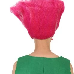 HPO Trol King Wig | Striped Square Pink Wig | Premium Halloween Wig SALE
